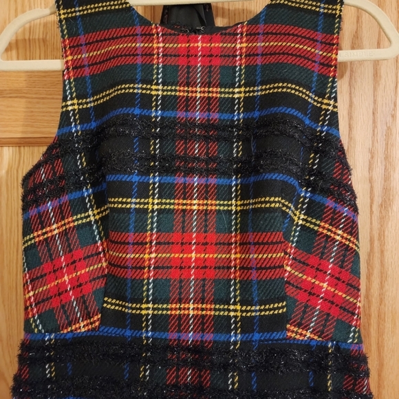 J. Crew Sheath dress in Lurex® Stewart tartan - Picture 2 of 4